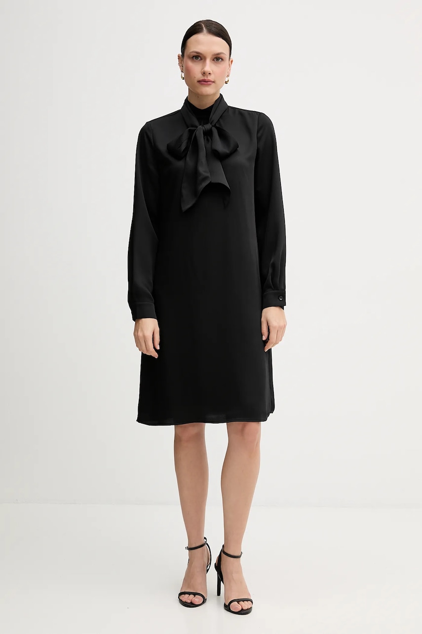 Šaty Marc Aurel černá barva, mini, 6584-2010-93474