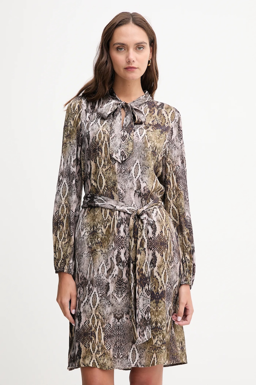 Šaty Marc Aurel zelená barva, mini, 6570-1000-24809