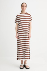 Šaty Marc O'Polo hnědá barva, maxi, 5000006507