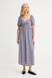 Šaty Marc O'Polo modrá barva, midi, 5000006489
