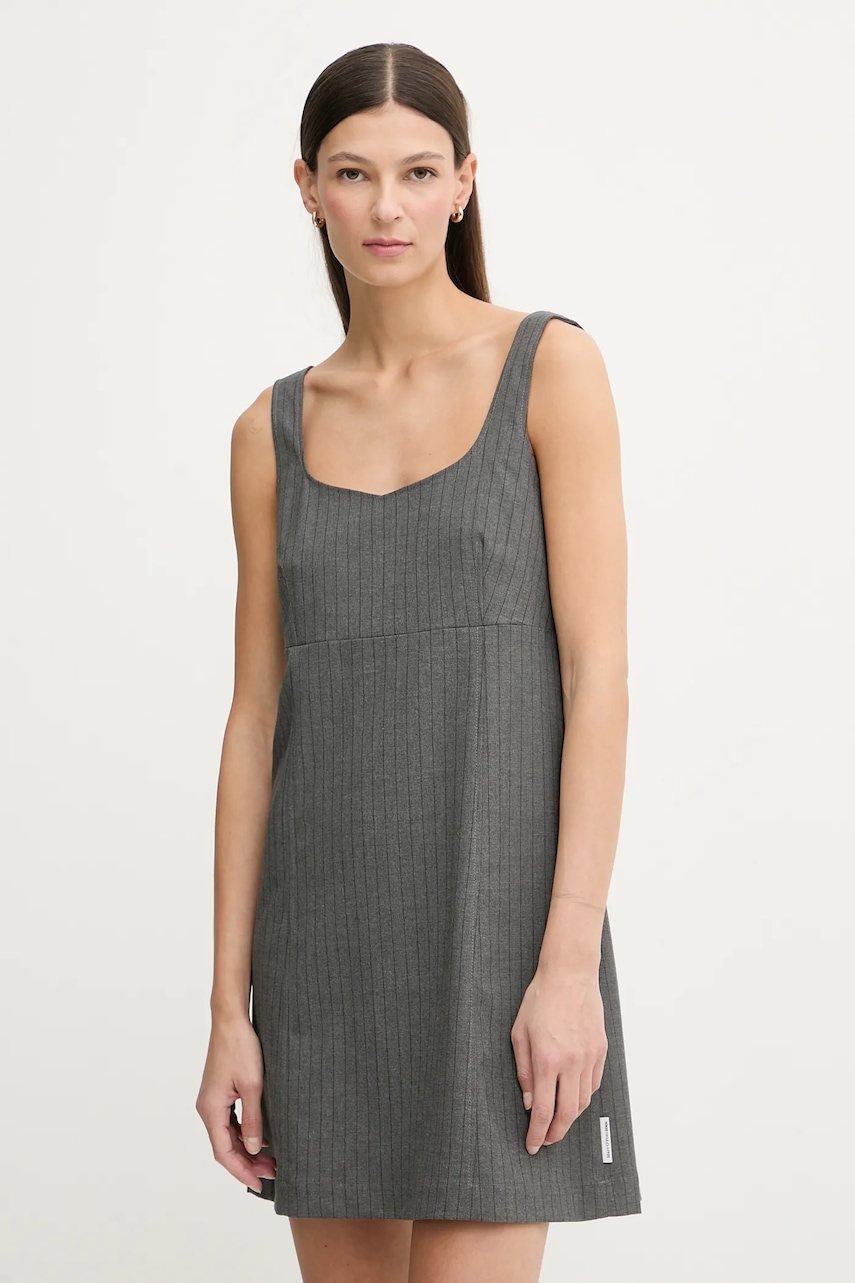 Šaty Marc O'Polo šedá barva, mini, 5000007445