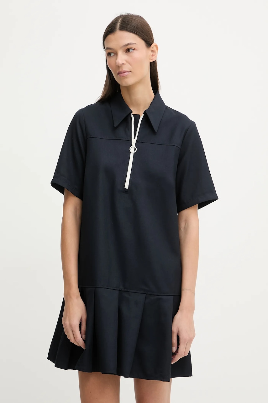 Šaty Marc O'Polo tmavomodrá barva, mini, 5000007594