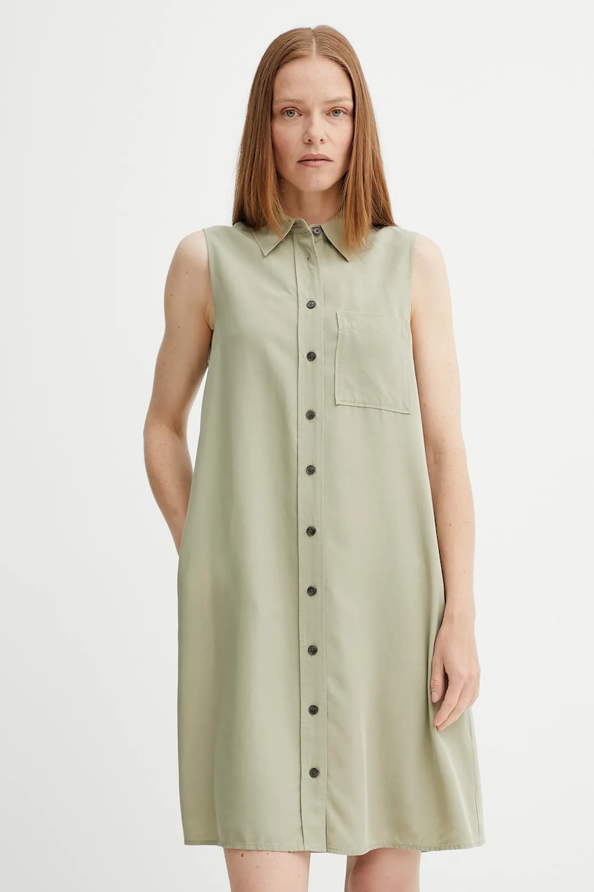 Šaty Marc O'Polo zelená barva, mini, 506097521205