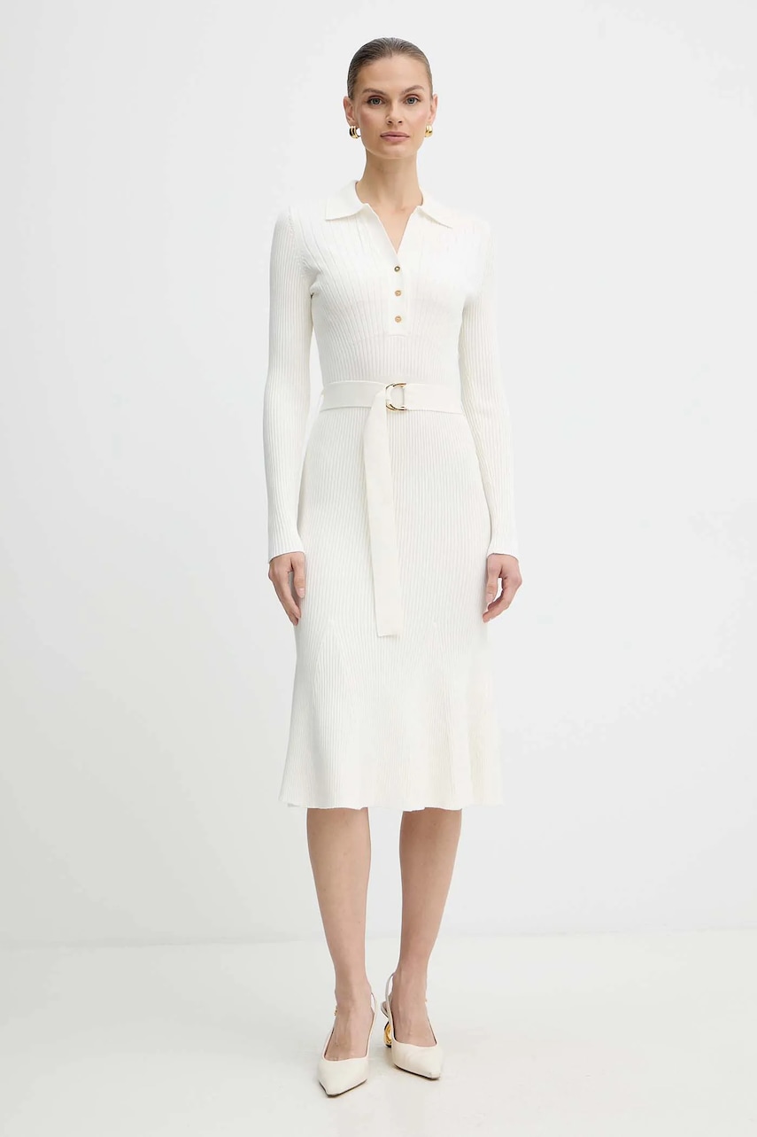 Šaty Marciano by Guess AGATHE béžová barva, maxi, 5BGK07 5891Z