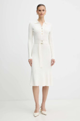 Šaty Marciano by Guess AGATHE béžová barva, maxi, 5BGK07 5891Z