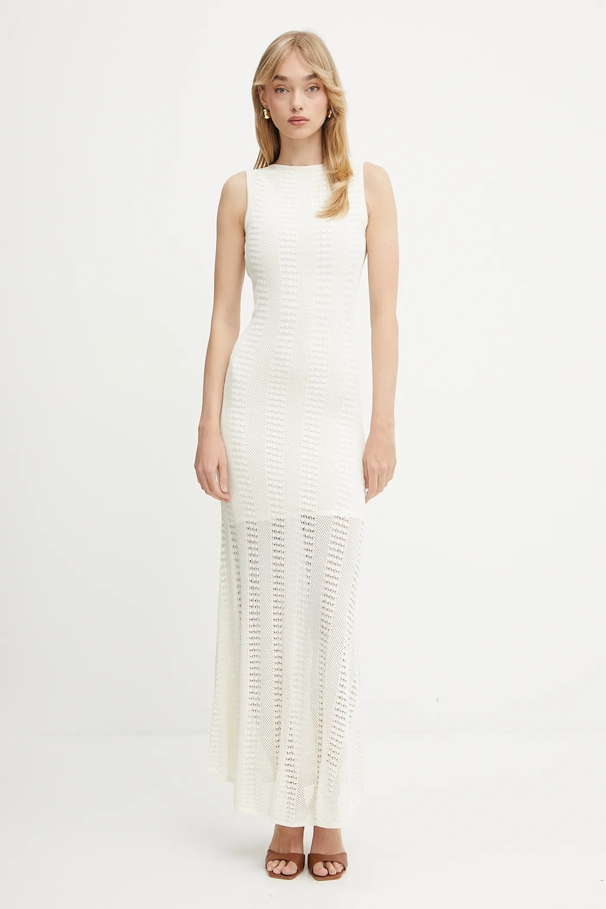 Šaty Marciano by Guess EMMA béžová barva, maxi, přiléhavé, 5GGT44 5869Z