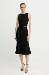 Šaty Marciano by Guess LIA černá barva, midi, 5BGK20 6302A