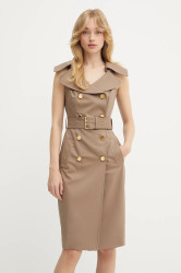 Šaty Marciano by Guess NADA hnědá barva, mini, 5YGK37 7311A