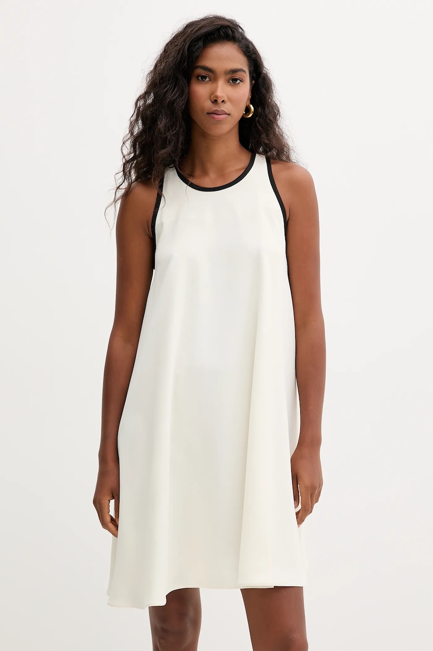 Šaty Marella béžová barva, mini, 2523226093200