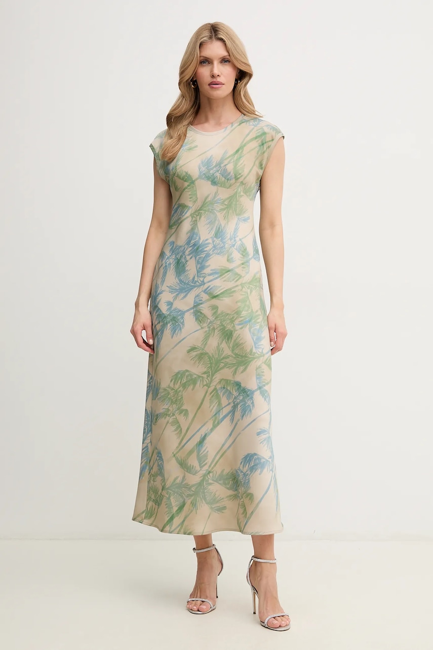 Šaty MAX&Co. béžová barva, maxi, 2516221073200