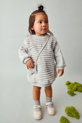 Šaty Mayoral šedá barva, mini, 2919