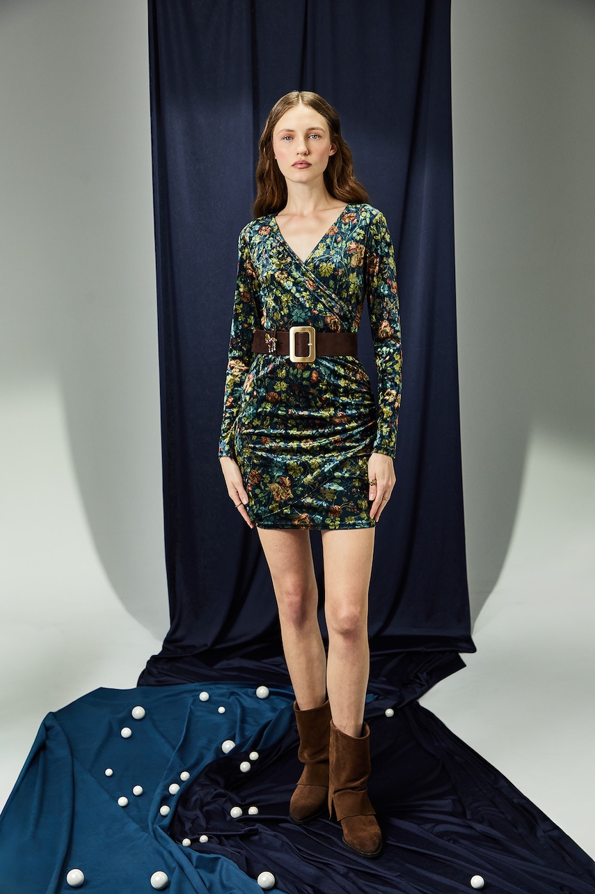 Šaty Medicine tyrkysová barva