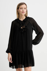 Šaty MICHAEL Michael Kors černá barva, mini, MT581DQ7R3