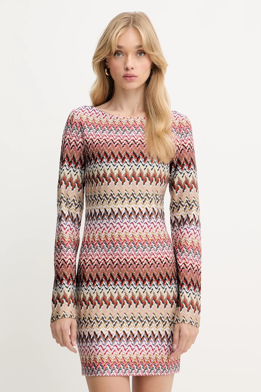 Šaty Missoni více barev, mini, přiléhavé, DS25WG0J.BR012L