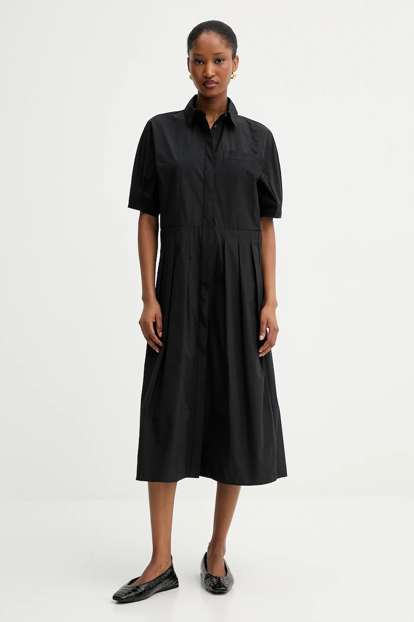 Šaty MM CADMIO černá barva, midi, 2526226027600