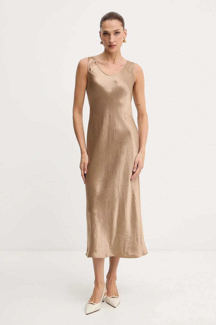 Šaty MM TALETE zelená barva, midi, 2526226018600