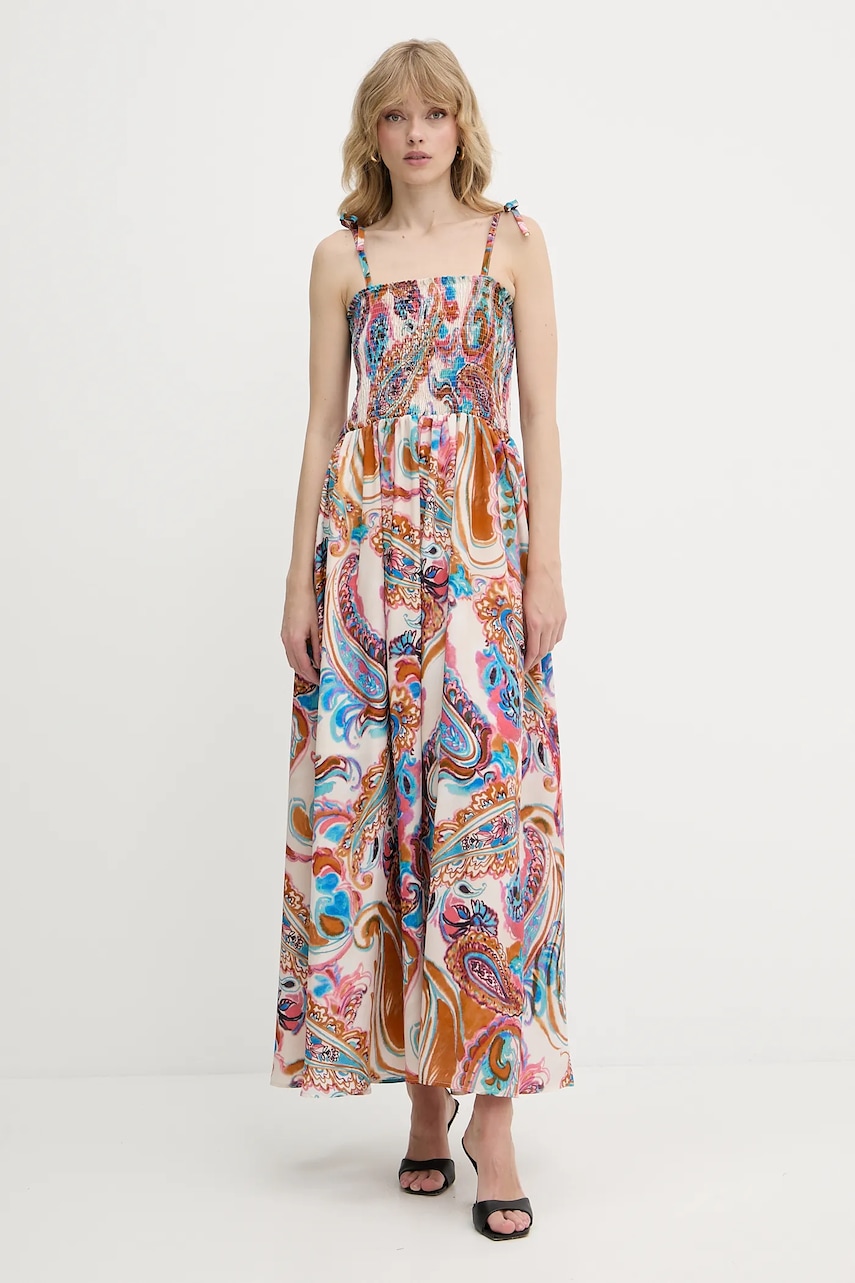 Šaty Morgan béžová barva, maxi, RGODI.F