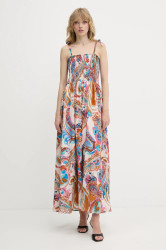 Šaty Morgan béžová barva, maxi, RGODI.F