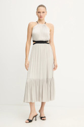 Šaty Morgan béžová barva, maxi, RLIMON