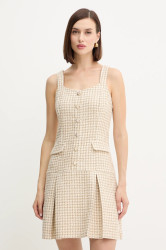 Šaty Morgan béžová barva, mini, RAVEN.F