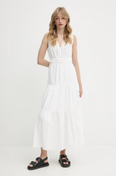Šaty Morgan bílá barva, maxi, RASKA