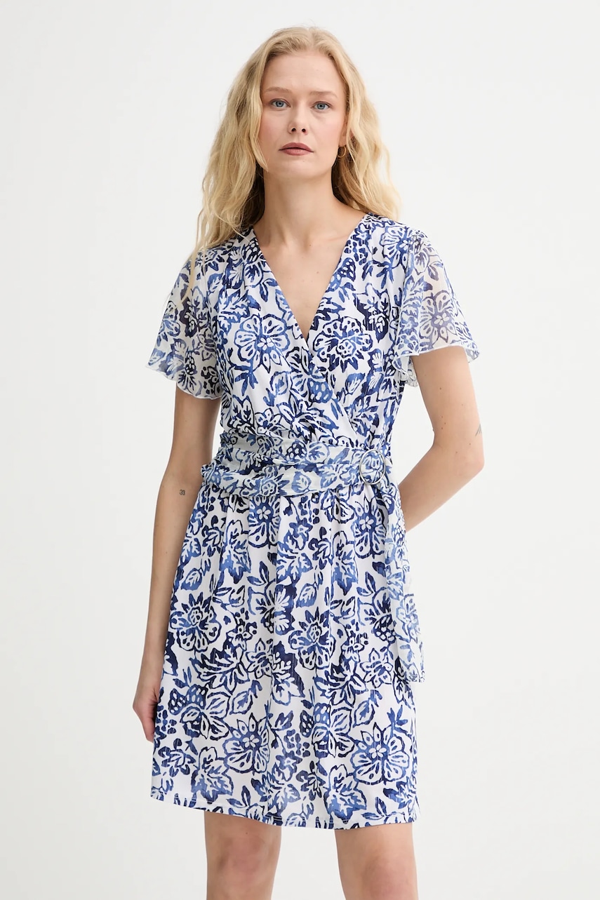 Šaty Morgan bílá barva, mini, RNINA