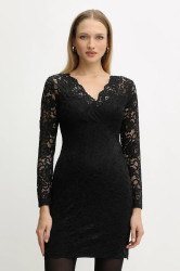 Šaty Morgan černá barva, mini, RENEE