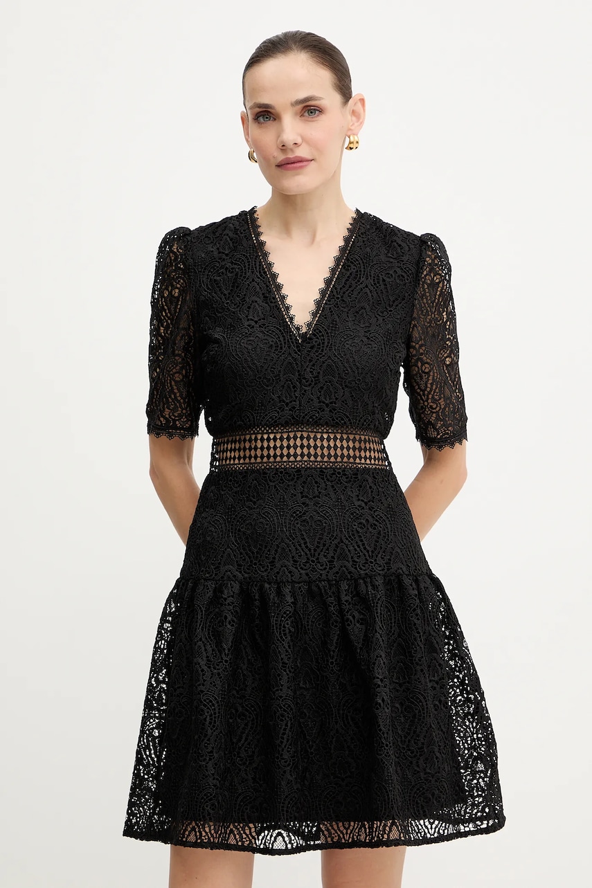 Šaty Morgan černá barva, mini, RJULE