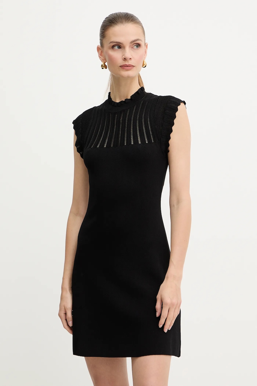 Šaty Morgan černá barva, mini, RMSNOW