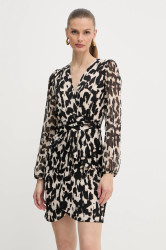 Šaty Morgan hnědá barva, mini, RITA