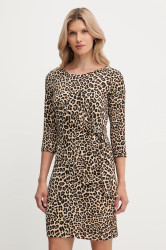 Šaty Morgan hnědá barva, mini, RJOSY