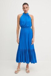 Šaty Morgan modrá barva, maxi, RAMAGE