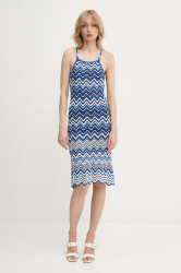 Šaty Morgan modrá barva, mini, přiléhavé, RMELAN