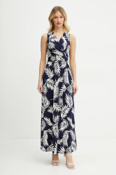 Šaty Morgan RFLORI tmavomodrá barva, maxi, RFLORI