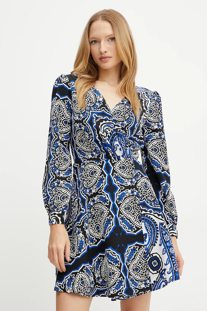 Šaty Morgan RIJAL.F černá barva, mini, RIJAL.F