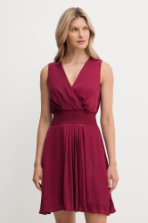 Šaty Morgan vínová barva, mini, RANAKA