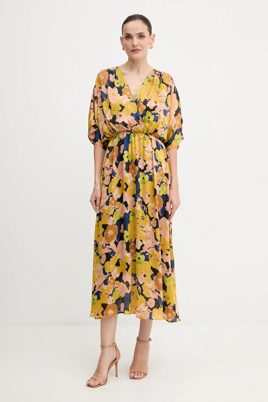 Šaty Morgan žlutá barva, maxi, RGINO.F