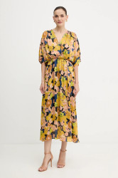Šaty Morgan žlutá barva, maxi, RGINO.F