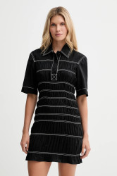 Šaty Nanushka černá barva, mini, NW25PFDR09999