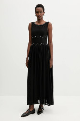 Šaty Never Fully Dressed černá barva, maxi, NFDDR2813