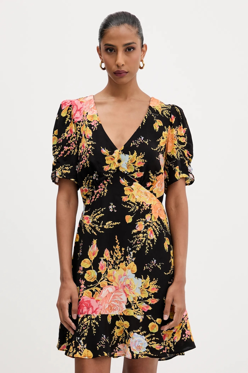 Šaty Never Fully Dressed černá barva, mini