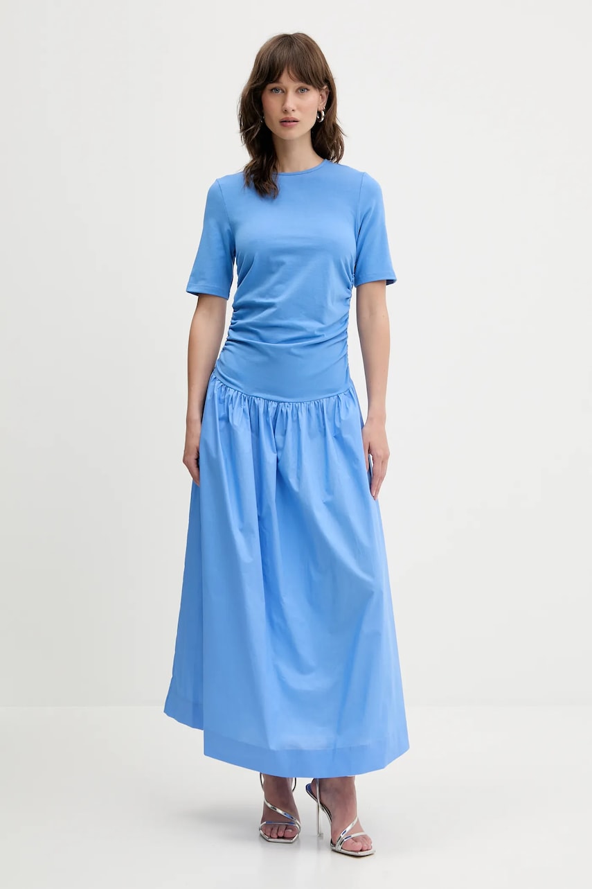 Šaty Never Fully Dressed modrá barva, maxi, NFDDR2153