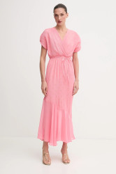 Šaty Never Fully Dressed růžová barva, maxi, NFDDR2845