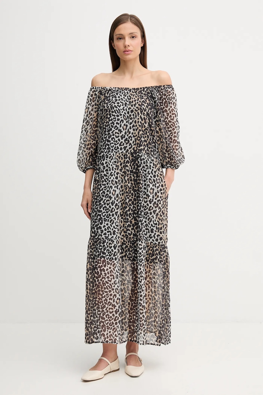 Šaty OUI černá barva, maxi, 93829