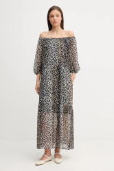 Šaty OUI černá barva, maxi, 93829