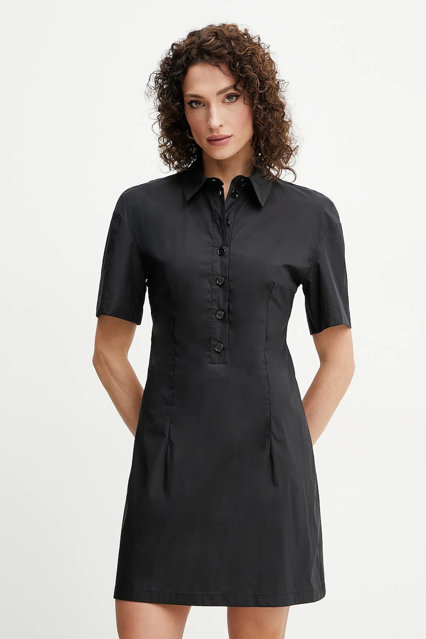 Šaty Patrizia Pepe černá barva, mini, 2A2899 A570