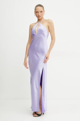 Šaty Patrizia Pepe fialová barva, maxi, přiléhavé, 2A2877 A563