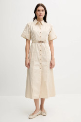 Šaty Pedro del Hierro béžová barva, midi, 3819813