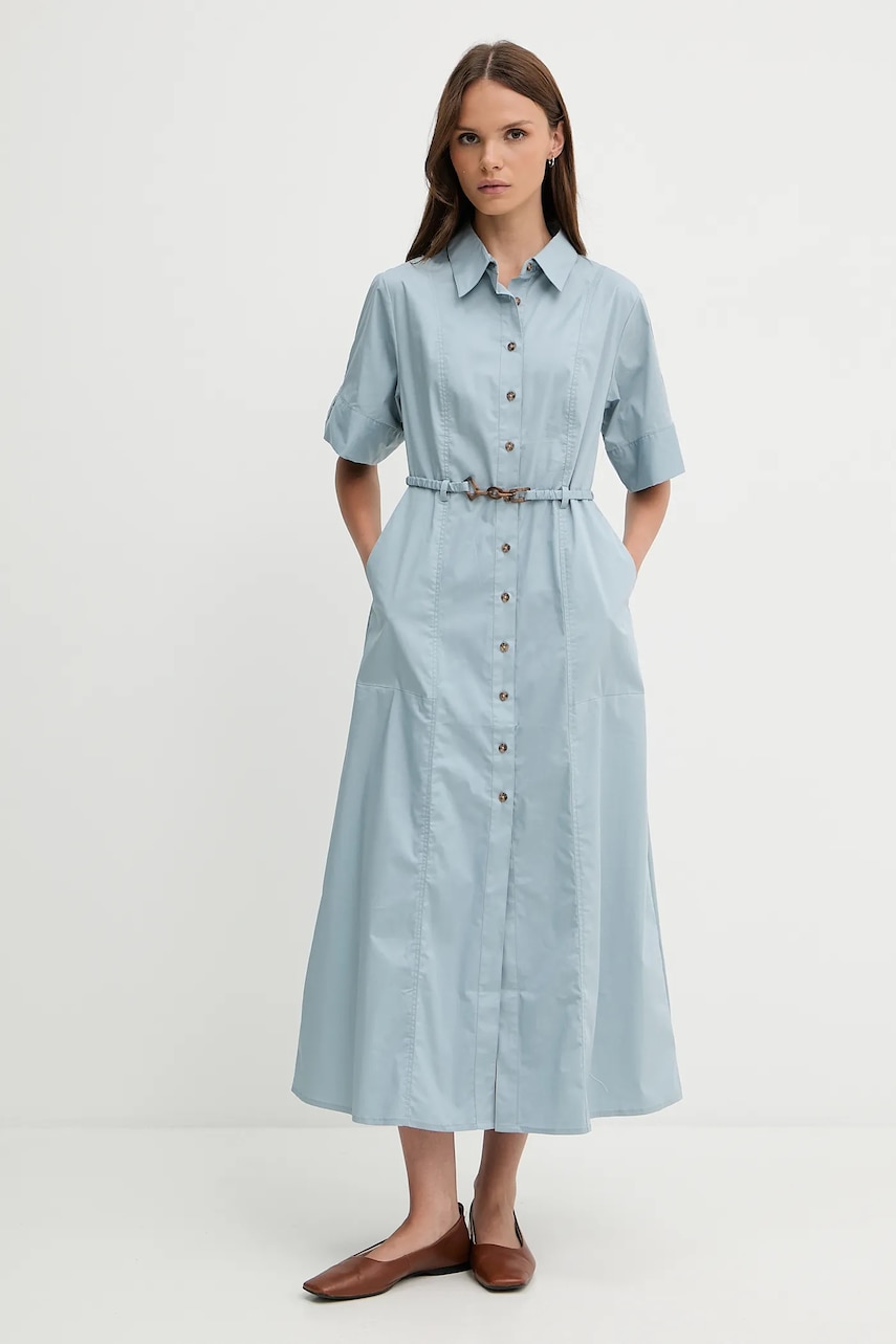 Šaty Pedro del Hierro modrá barva, midi, 3819813