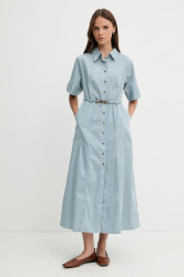 Šaty Pedro del Hierro modrá barva, midi, 3819813